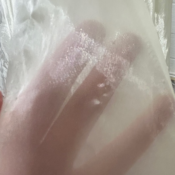 Vintage Ballgown JS Collections Cream Sz M/L Evening Dress Fairy Romantic - Picture 16 of 16